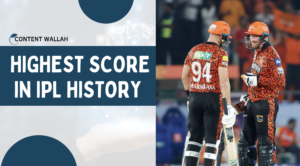 highest score in Indian Premier League history